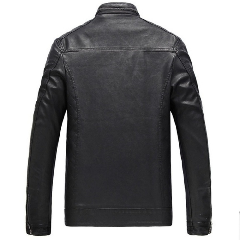 Men's Leather, windproof, fur lined